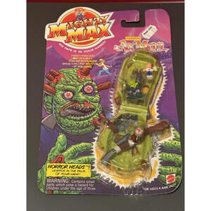 Mighty Max Hammers Ax Man Horror Heads Series 3 Talon SEALED